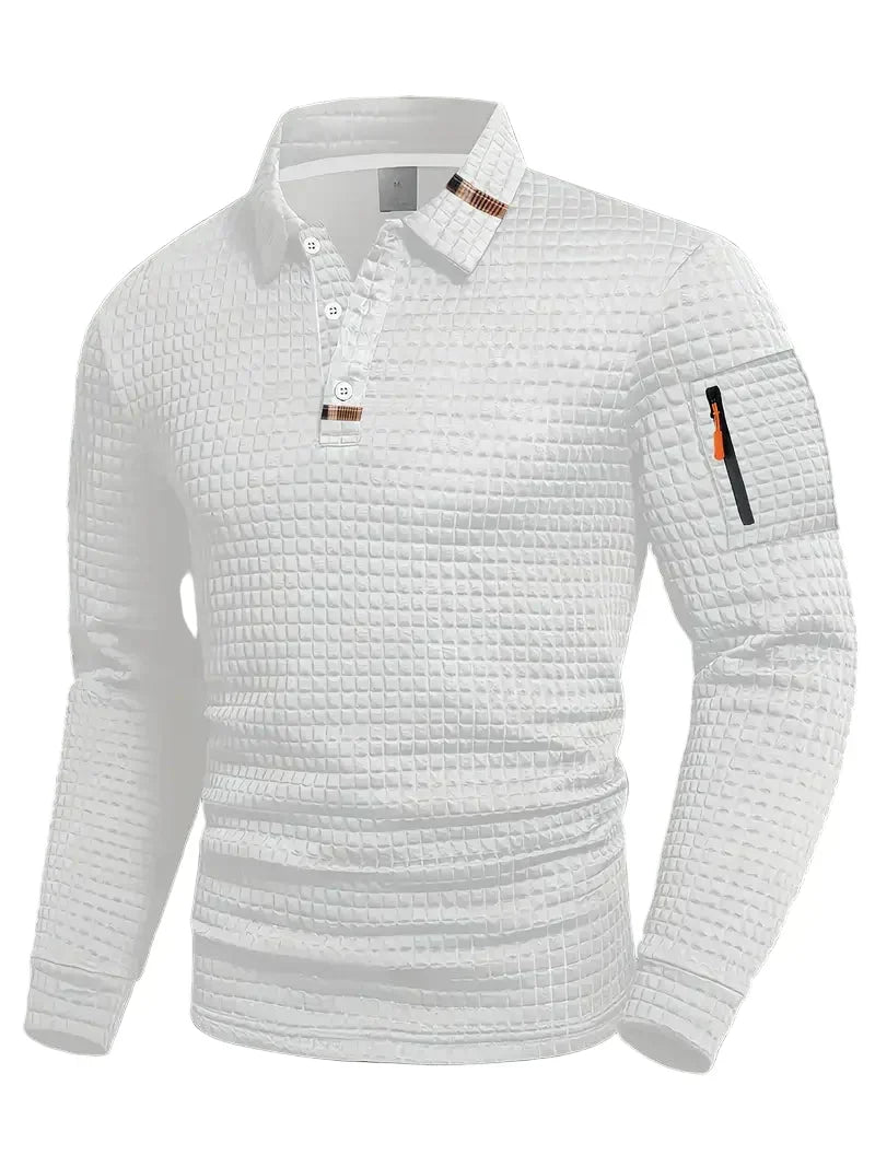 Isidore | Polo texture carrée poche