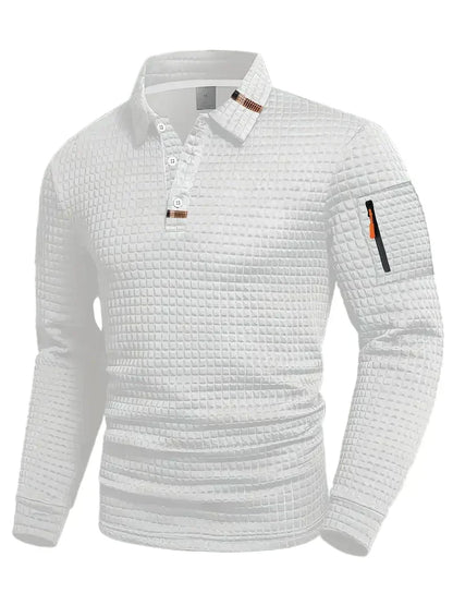 Isidore | Polo texture carrée poche