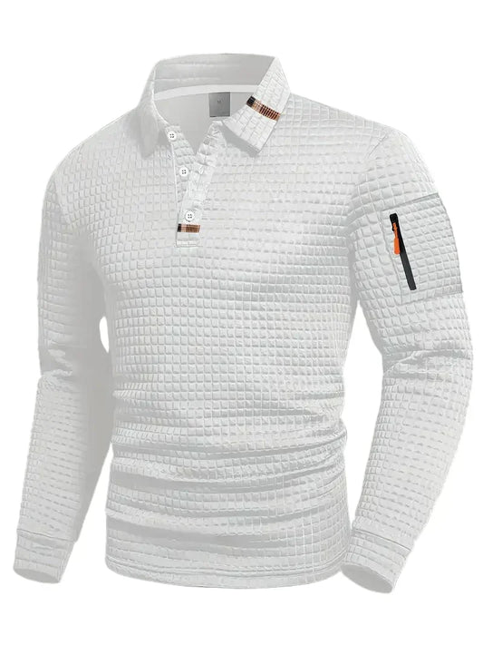 Isidore | Polo texture carrée poche