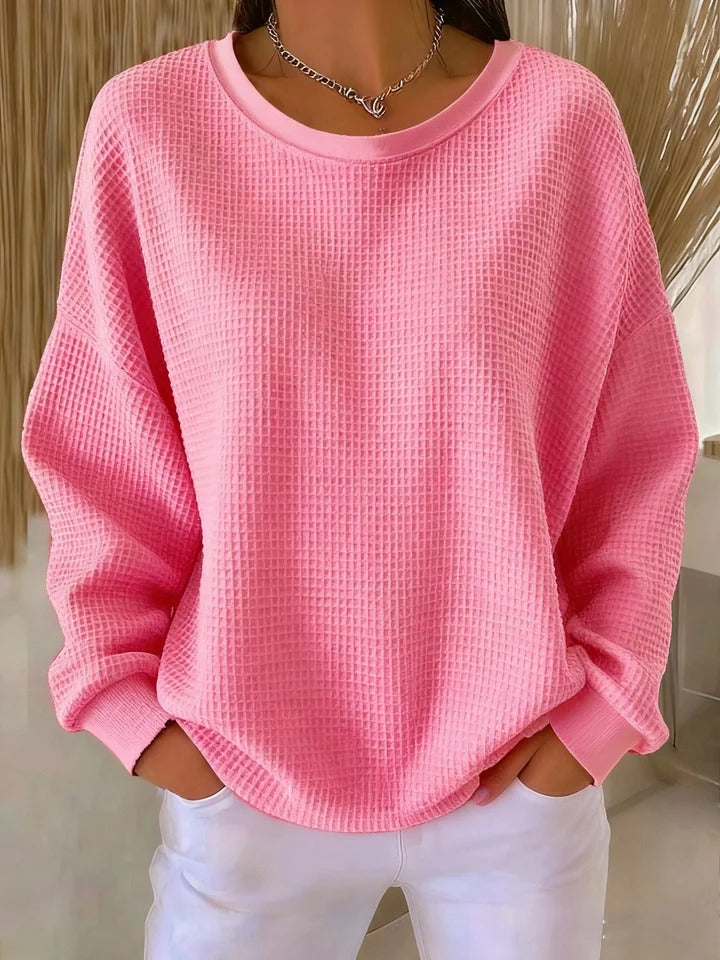 Rose | Pull tricot classique