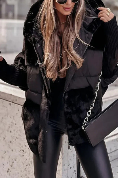 Sophie | Veste bomber capuche