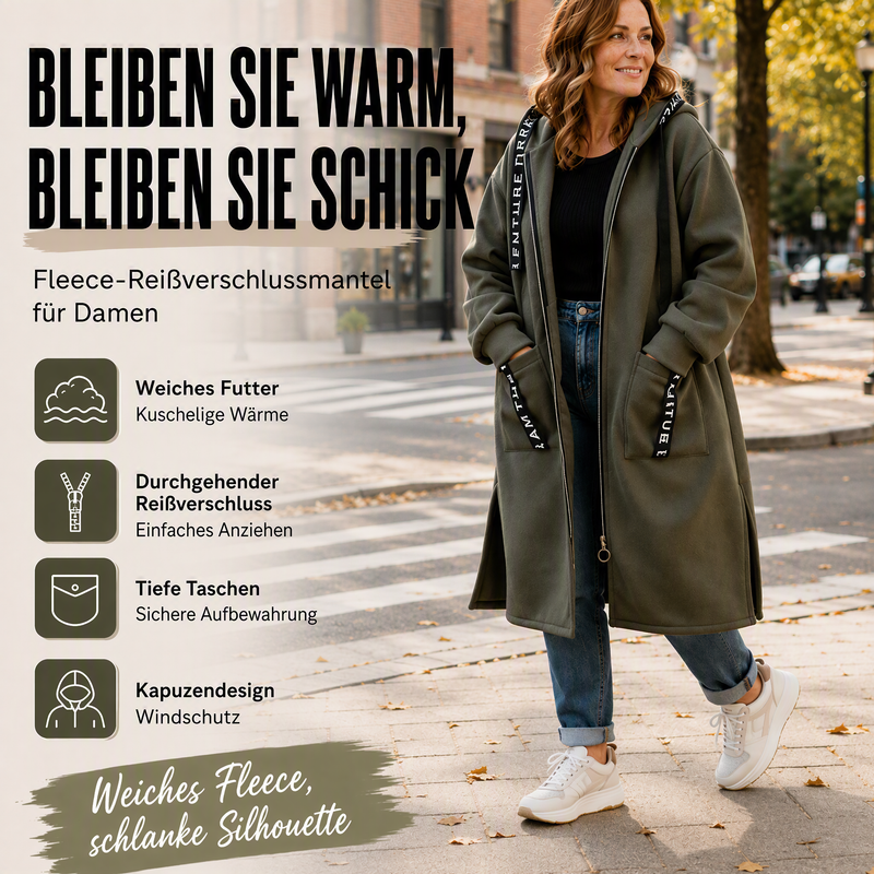 Flore | Manteau sweat à capuche