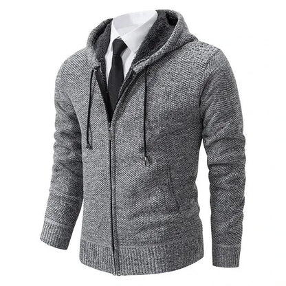 Alain | Cardigan zippé à capuche