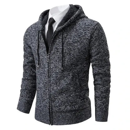 Alain | Cardigan zippé à capuche