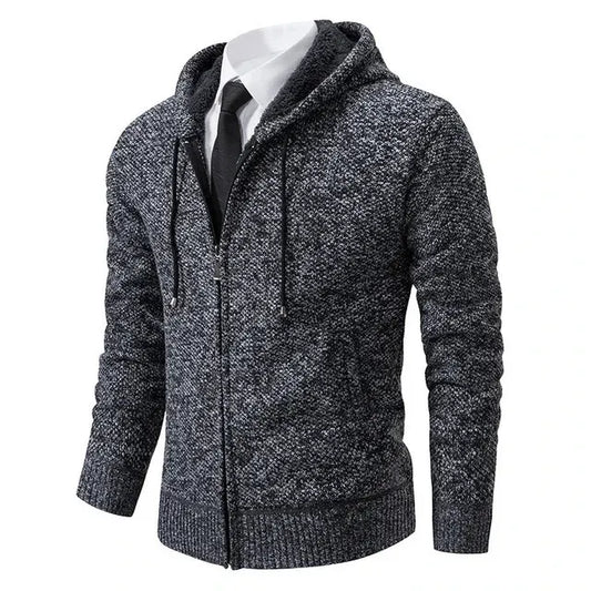 Alain | Cardigan zippé à capuche