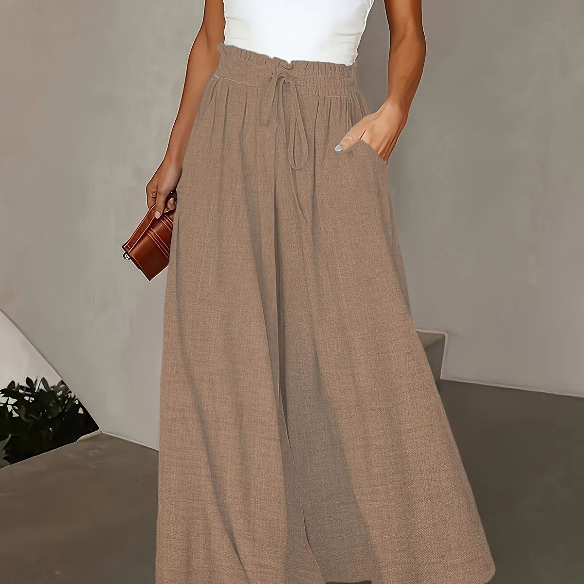 Laure | Pantalon fluide à cordon
