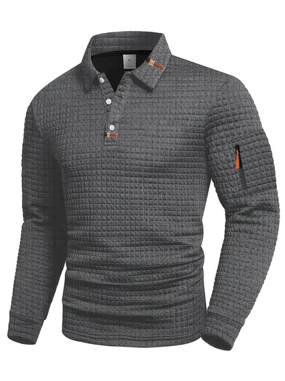Isidore | Polo texture carrée poche