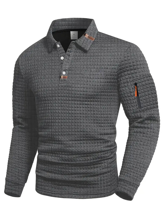 Isidore | Polo texture carrée poche