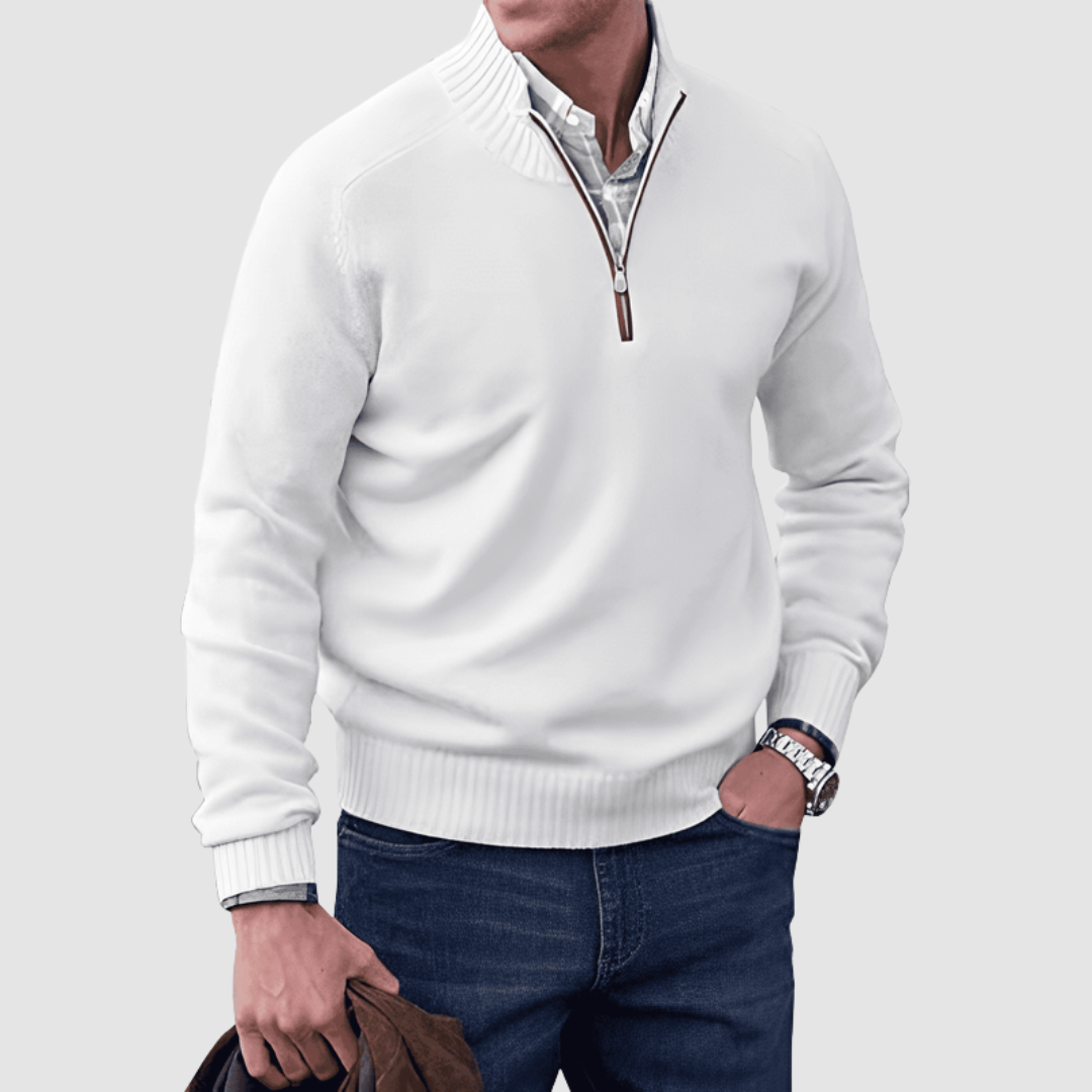 Octave | Pull zippé homme