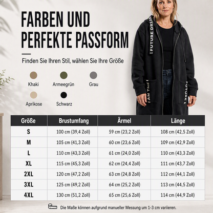 Flore | Manteau sweat à capuche