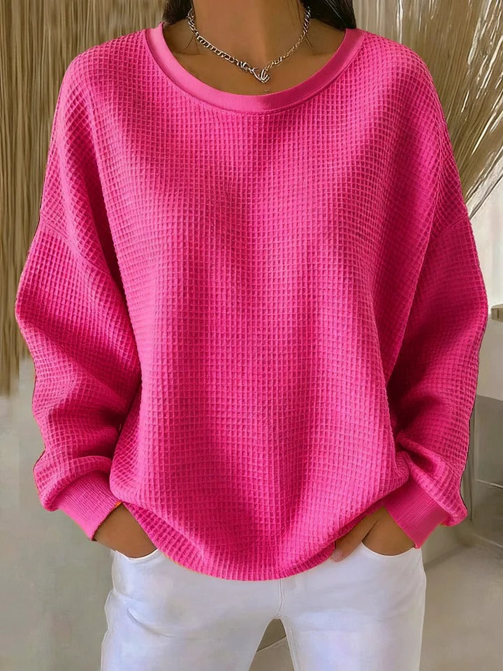 Rose | Pull tricot classique