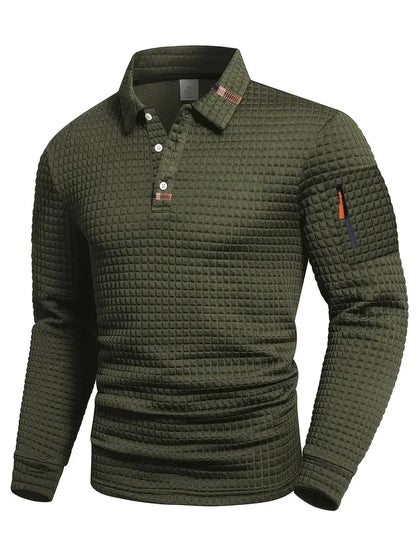 Isidore | Polo texture carrée poche