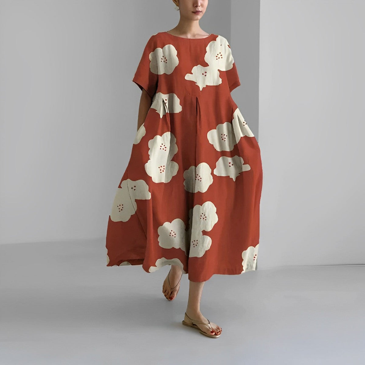 Aurélie | Robe bohème à fleurs