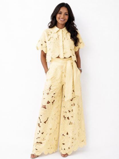Armelle | Ensemble fluide dentelle