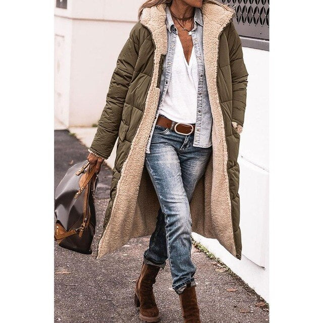 Isaure | Manteau polaire réversible