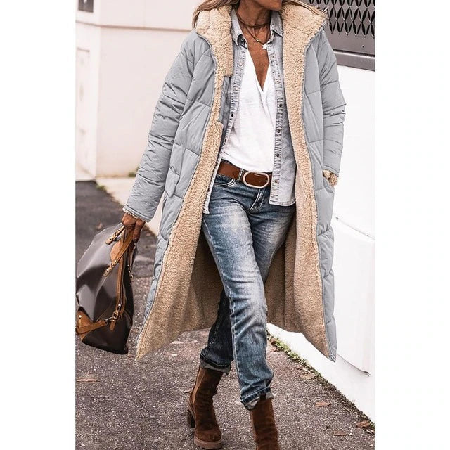 Isaure | Manteau polaire réversible