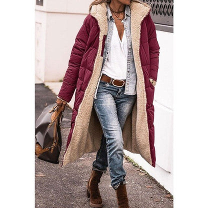 Isaure | Manteau polaire réversible