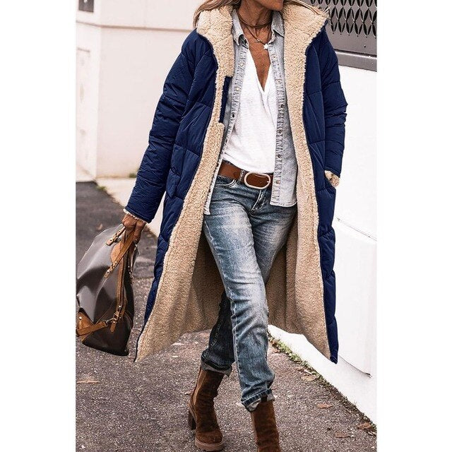 Isaure | Manteau polaire réversible