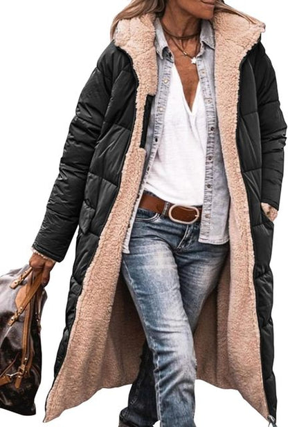 Isaure | Manteau polaire réversible
