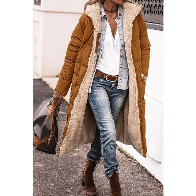 Isaure | Manteau polaire réversible