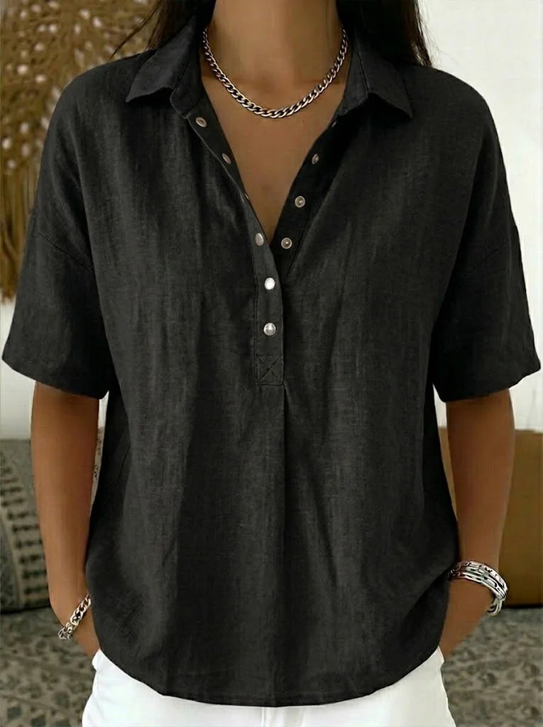 Odile | Blouse en lin intemporelle