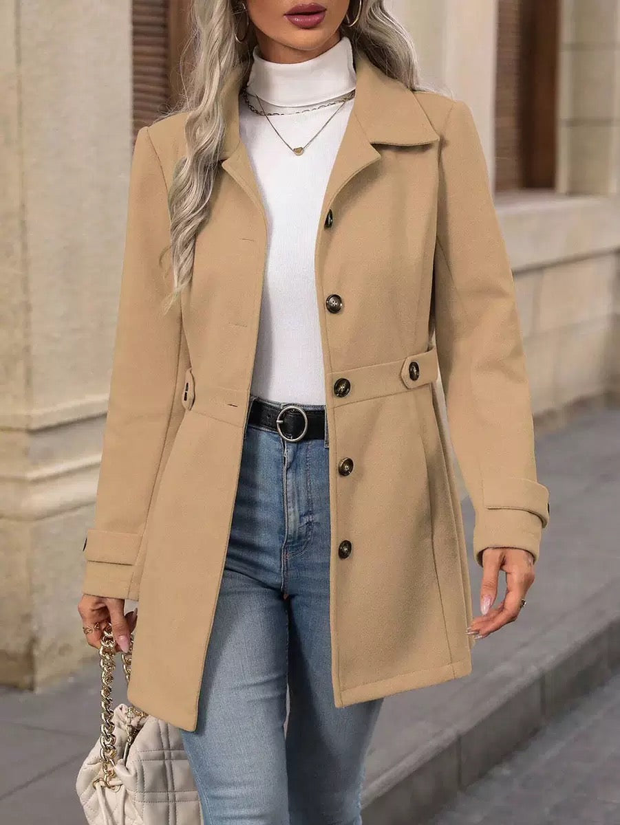 Marianne | Manteau ceinturé mi-long