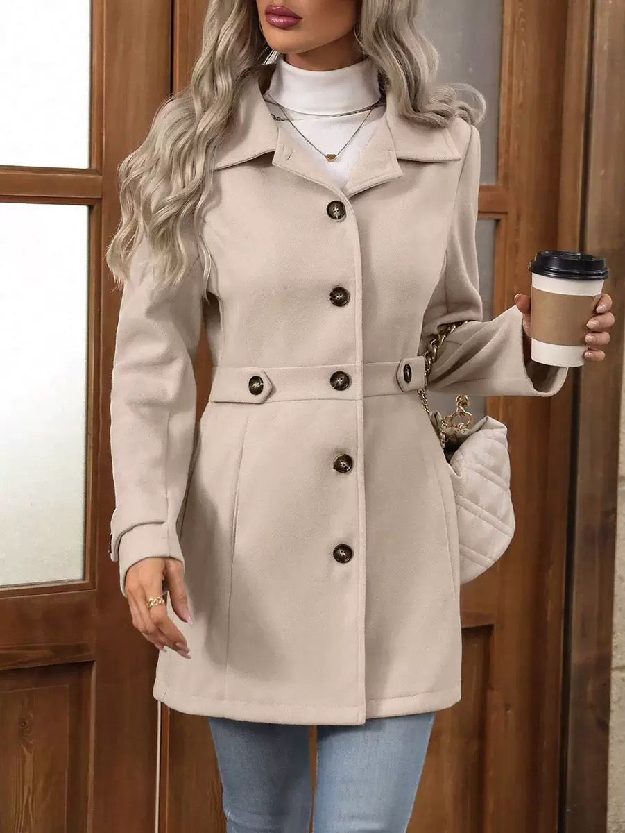 Marianne | Manteau ceinturé mi-long