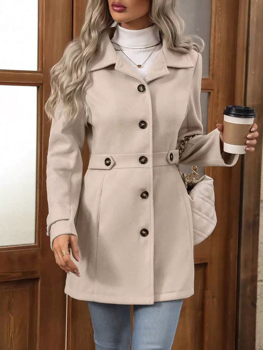 Marianne | Manteau ceinturé mi-long