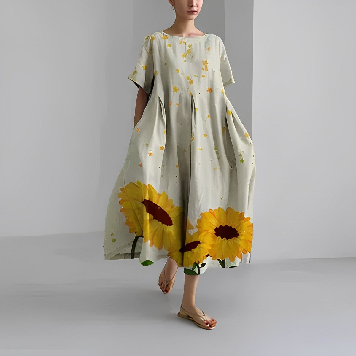 Aurélie | Robe bohème à fleurs