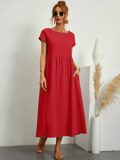 Mélanie | Robe fluide mi-longue