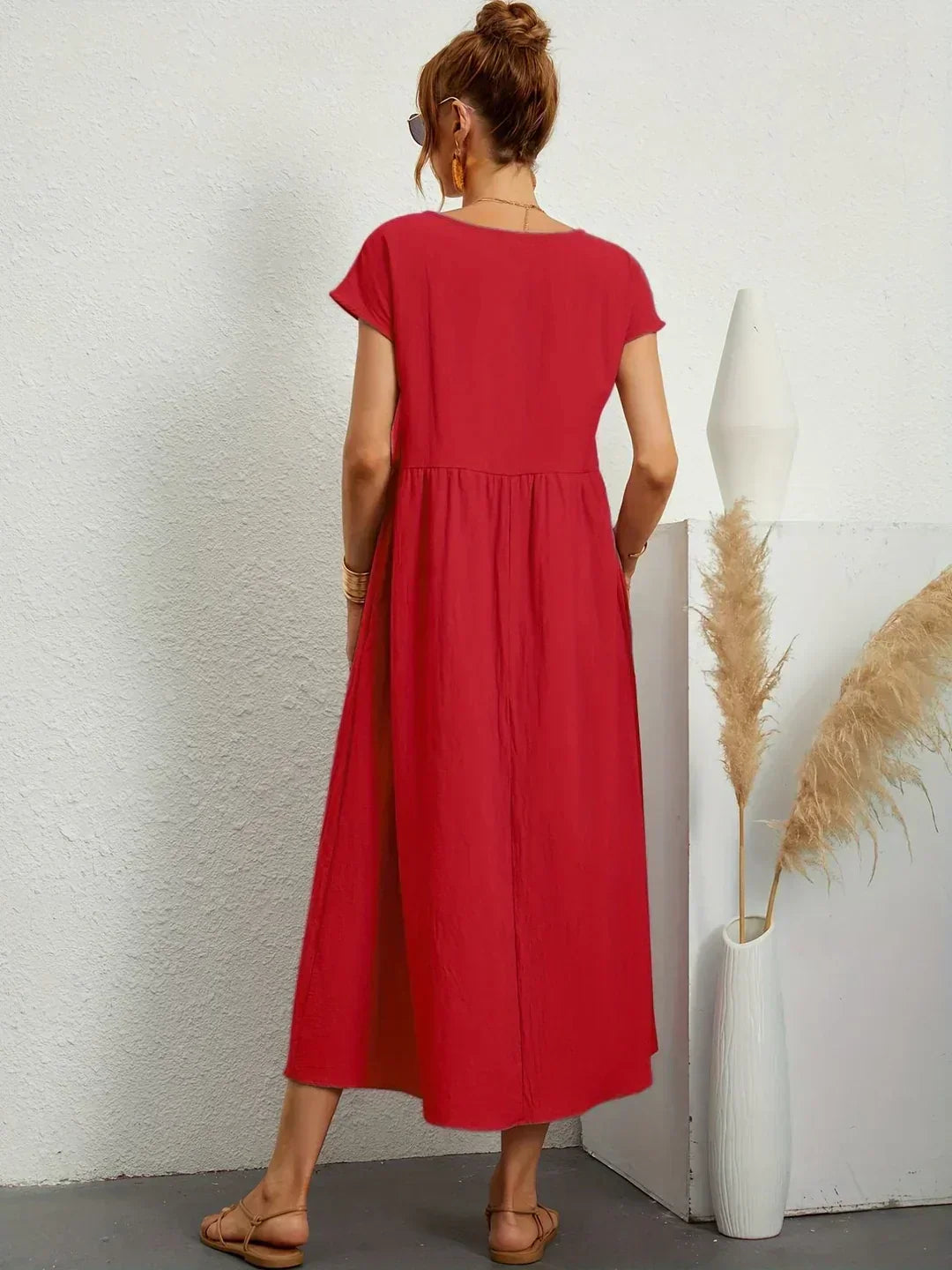 Mélanie | Robe fluide mi-longue