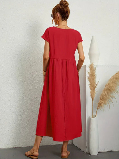 Mélanie | Robe fluide mi-longue