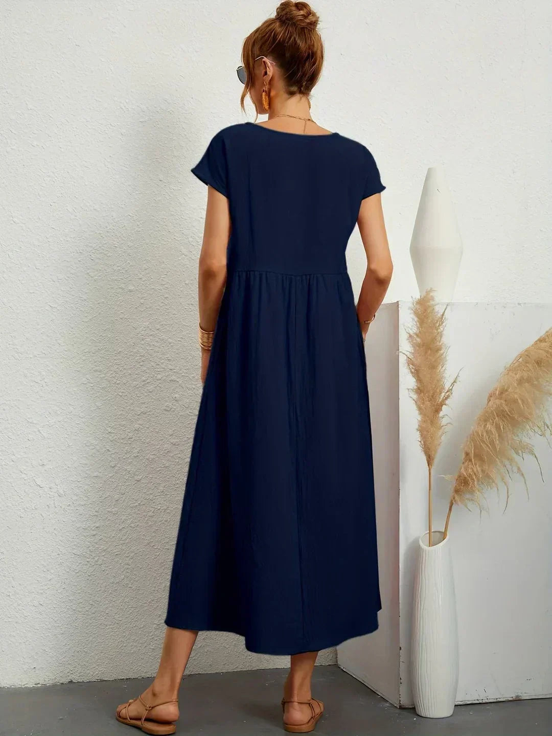 Mélanie | Robe fluide mi-longue