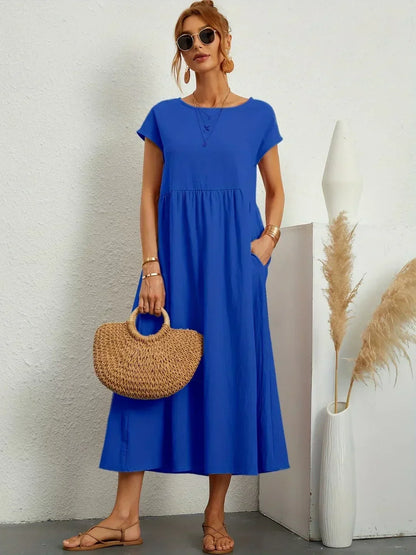Mélanie | Robe fluide mi-longue