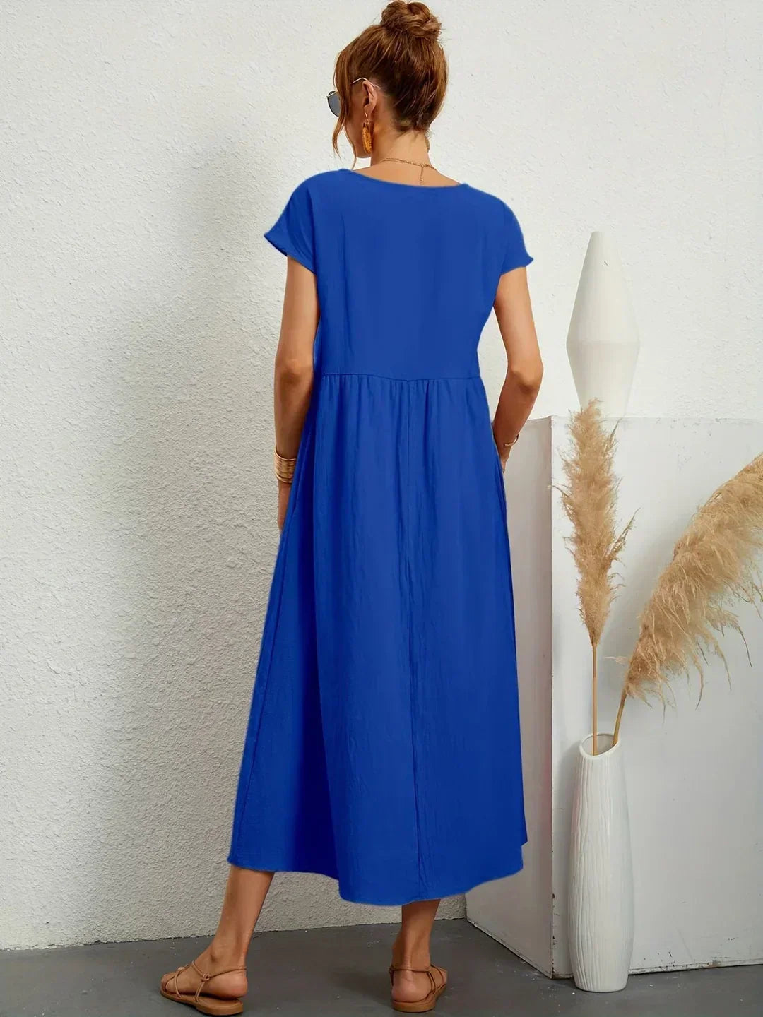 Mélanie | Robe fluide mi-longue