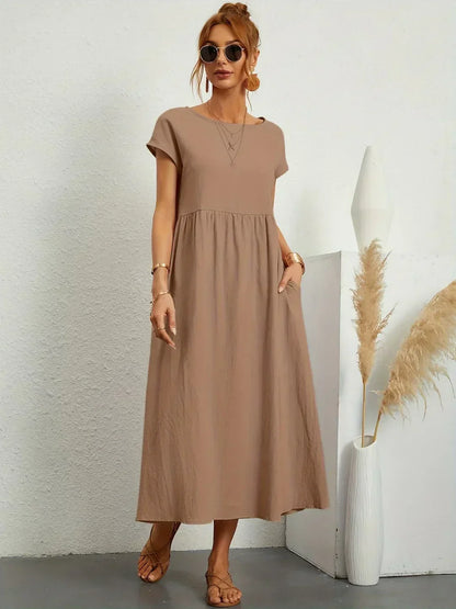 Mélanie | Robe fluide mi-longue