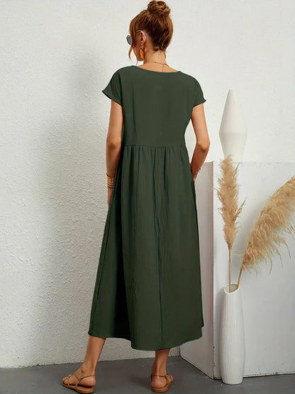 Mélanie | Robe fluide mi-longue