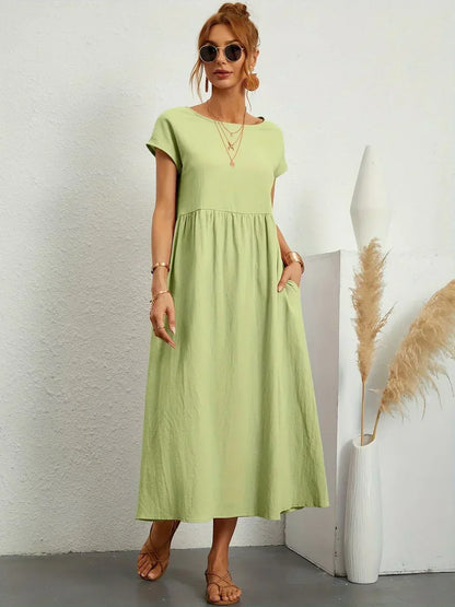 Mélanie | Robe fluide mi-longue