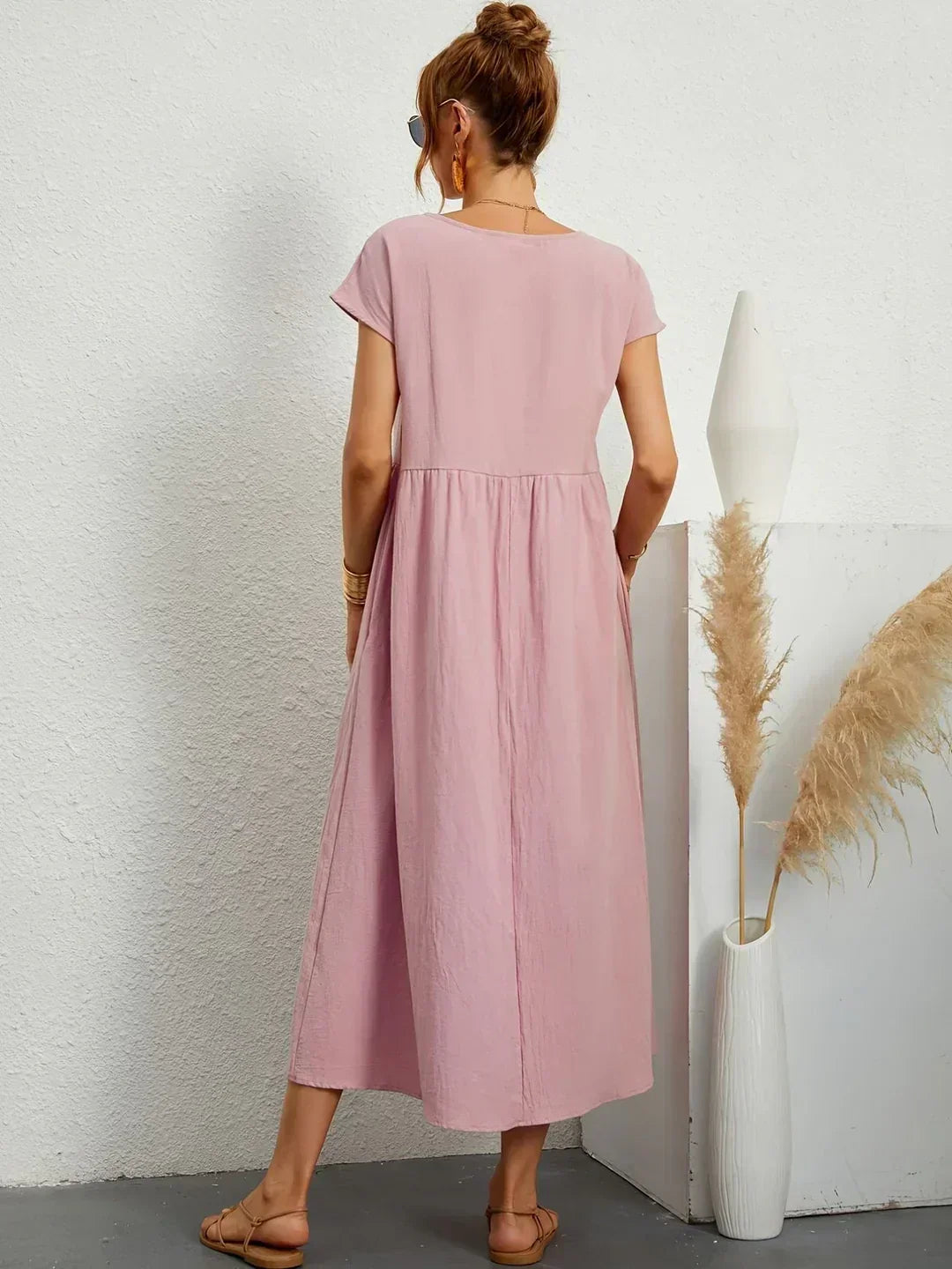Mélanie | Robe fluide mi-longue