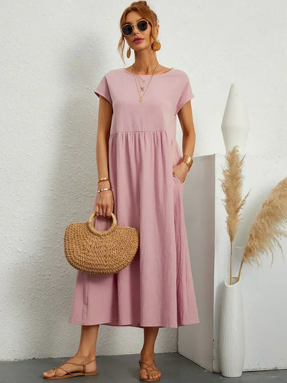 Mélanie | Robe fluide mi-longue
