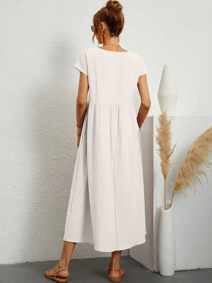 Mélanie | Robe fluide mi-longue