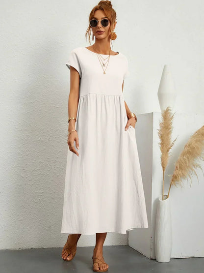 Mélanie | Robe fluide mi-longue