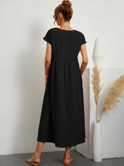 Mélanie | Robe fluide mi-longue