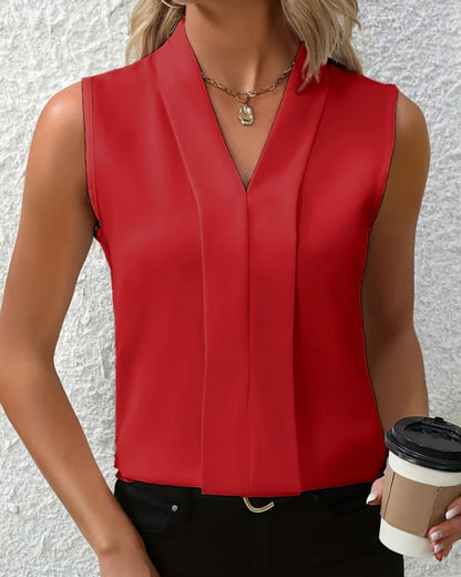 Madeleine | Top ample col V