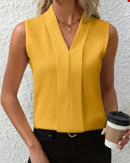 Madeleine | Top ample col V