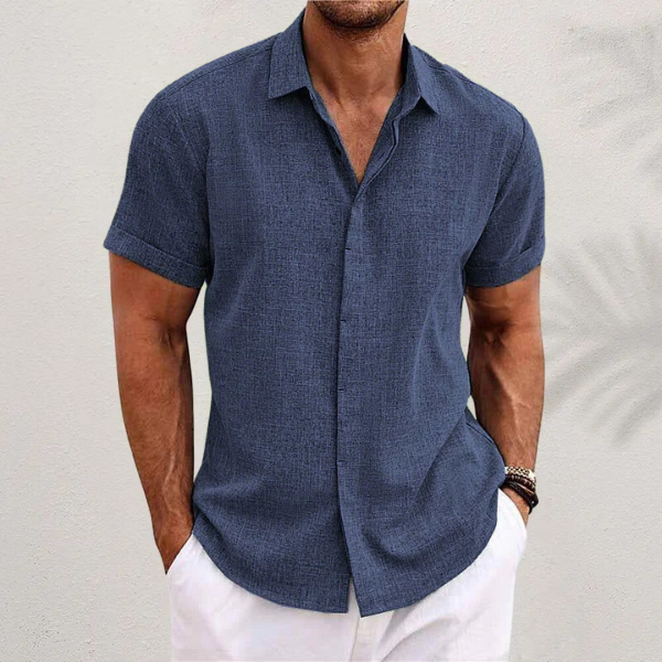 Aleandro | Chemise en lin classique