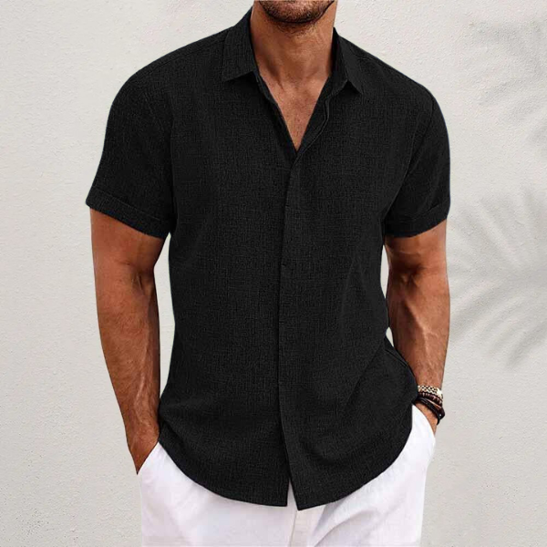 Aleandro | Chemise en lin classique