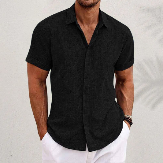 Aleandro | Chemise en lin classique