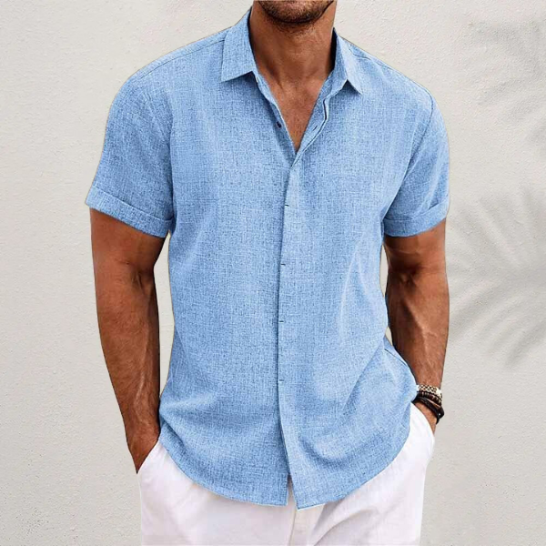 Aleandro | Chemise en lin classique