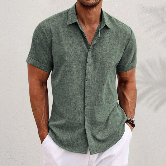 Aleandro | Chemise en lin classique
